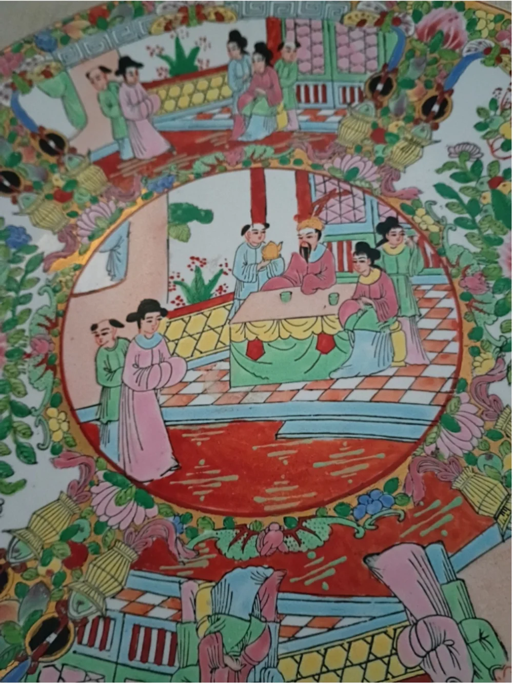FAMILLE ROSE-Centerpiece 14